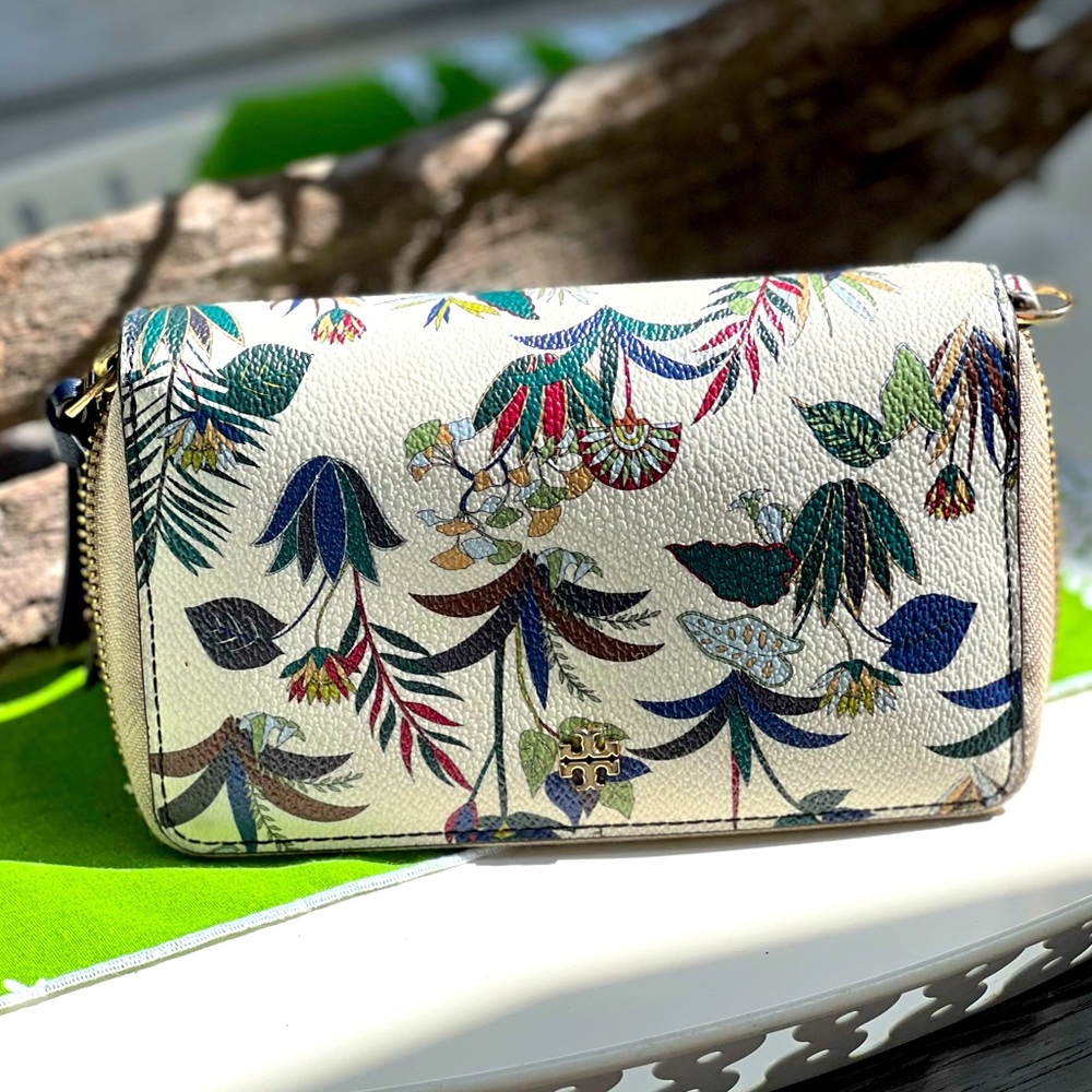 Tory Burch Utopia Print Continental Wallet